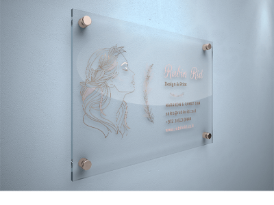 הדפסה על פרספקס/ זכוכית