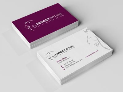 כרטיס ביקור נדלן סגול