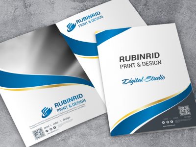 פולדר מעוצב עם פויל כסף