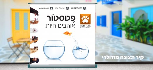 קיר תצוגה מודולרי 3