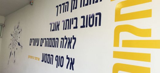 התקנת מדבקות חדר ישיבות