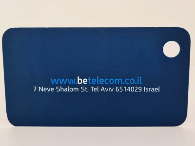 כרטיס ביקור חיתוך צורני