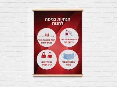 פוסטר הנחיות