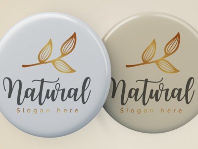 מדבקה בולטת Natural