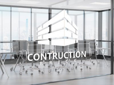 לוגו צורני למשרד בניה