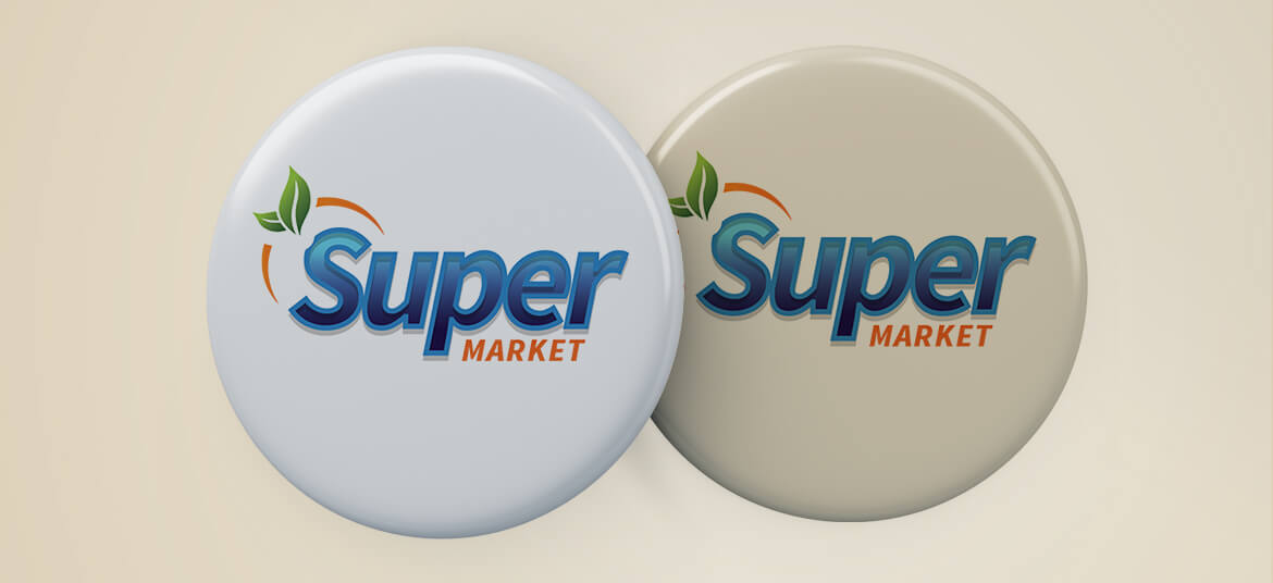 מדבקה בולטת SuperMarket