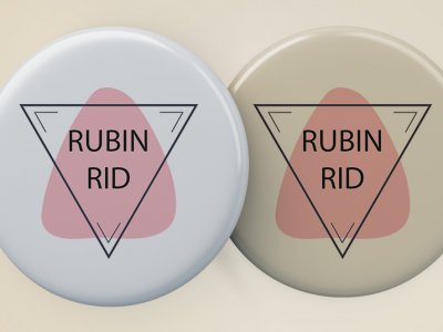 מדבקה בולטת עיצוב מינימלי ונקי