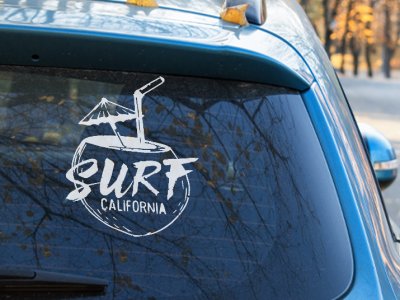 מדבקת צורנית לרכב קוקוס