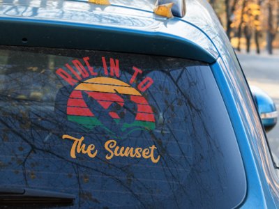 מדבקת צורנית לרכב גלישה