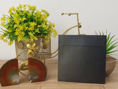 מעטפה צבעונית מטאלי שחור