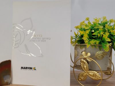 פולדר יוקרתי עם לכה סלקטיבית