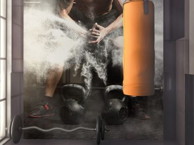 מדבקת קיר לחדר כושר 2