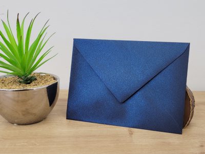 מעטפה צבעונית 12-18 כחול מנצנץ