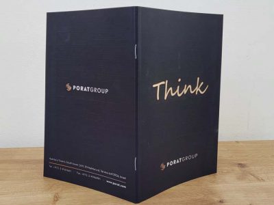 פולדר מעוצב לעסקים לוגו חברה