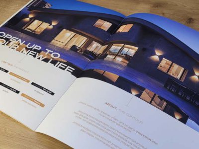 ברושור יוקרתי עם פויל ולמינציה