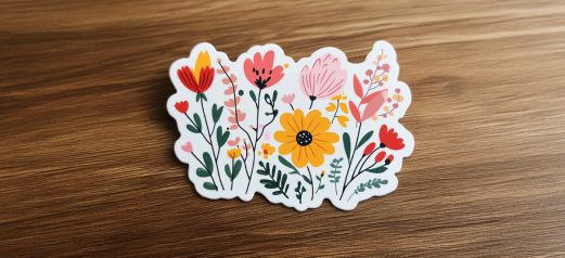 מדבקה בחיתוך צורני 2