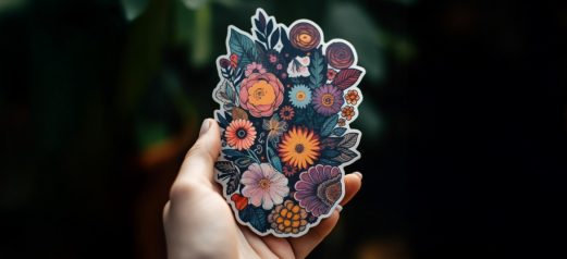 מדבקה בחיתוך צורני 3