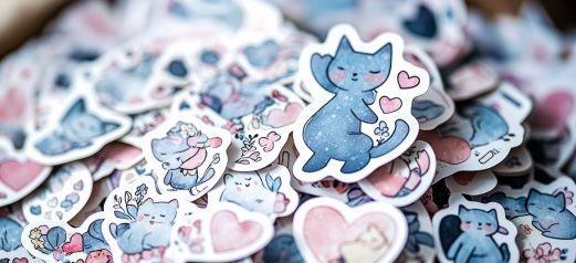 מדבקה בחיתוך צורני 6