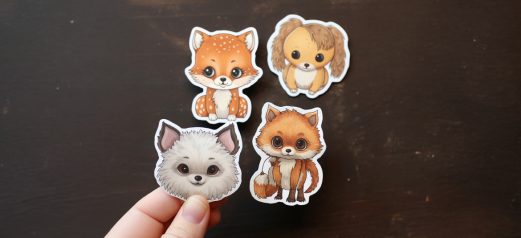 מדבקה בחיתוך צורני 7