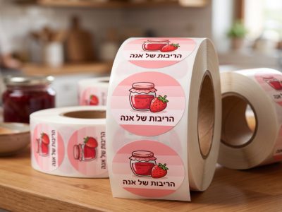 מדבקה בחיתוך צורני 10