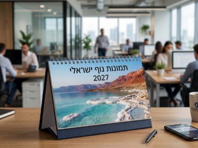 לוח שנה שולחני בסיס קשיח 1