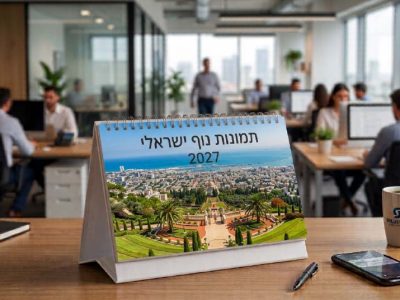 לוח שנה שולחני בסיס קשיח 10
