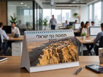 לוח שנה שולחני בסיס קשיח 4