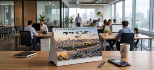 לוח שנה שולחני בסיס קשיח 5