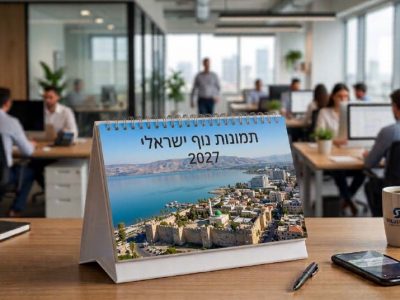 לוח שנה שולחני בסיס קשיח 6