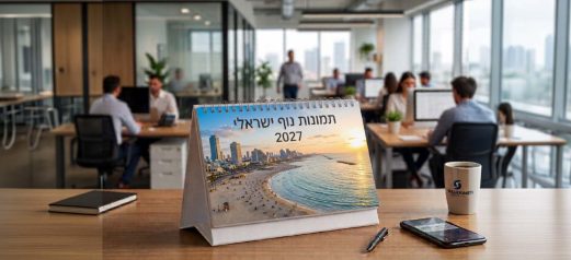 לוח שנה שולחני בסיס קשיח 8
