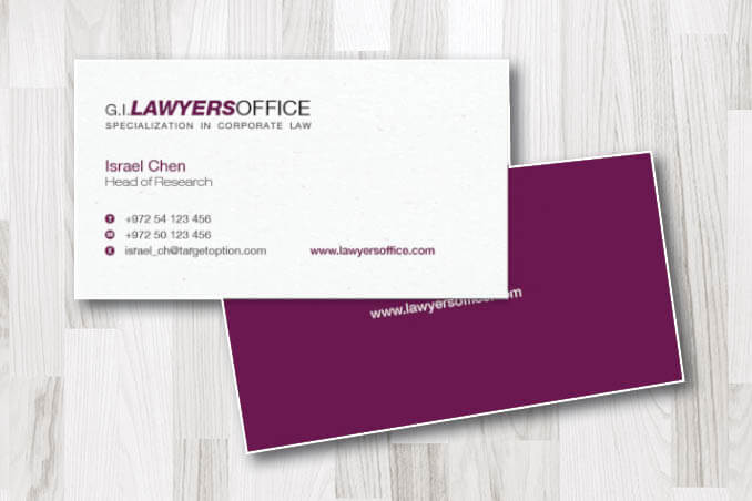 כרטיס ביקור עורך דין 4